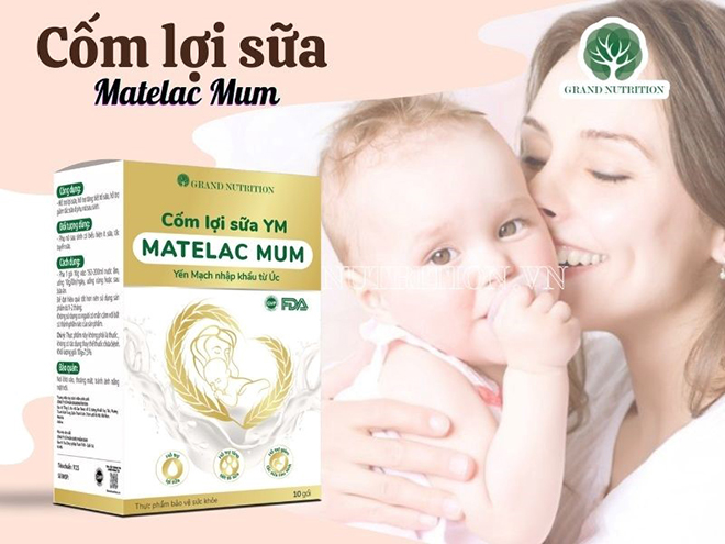 Matelac hỗ trợ mẹ gọi sữa về cho con bụ bẫm nhờ sữa tốt.