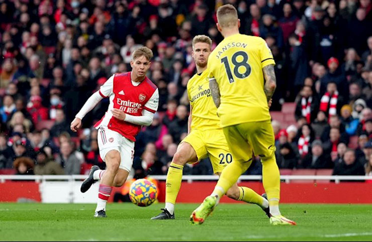 Arsenal đạt và vượt mốc 600 bàn thắng trên sân nhà Emirates ở giải Ngoại hạng Anh trong trận gặp Brentford