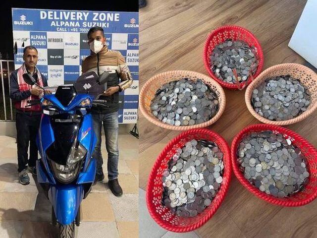 Thị trường - Tiêu dùng - Người đàn ông gây sốc vì mang bao tải tiền xu đi mua xe siêu xịn