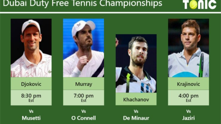 Djokovic, Murray ra quân ở&nbsp;Dubai Tennis Championships