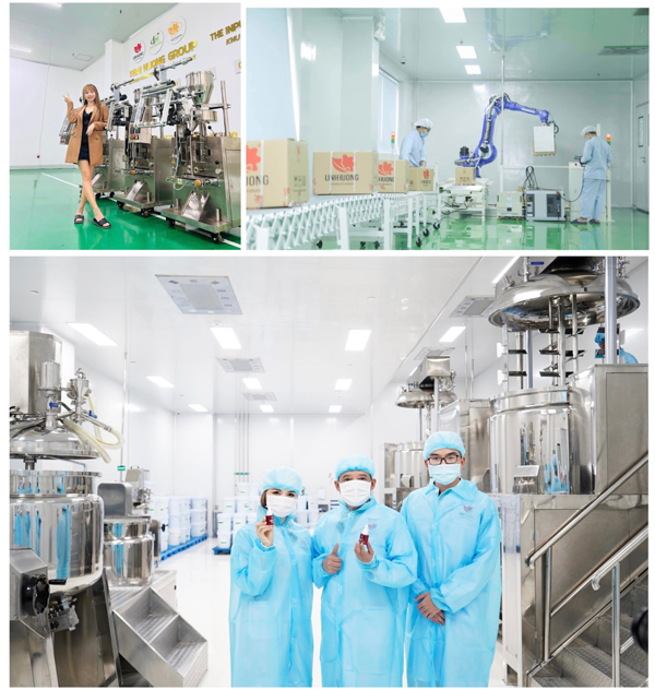 Một số thiết bị máy móc hiện đại tại nhà máy của công ty