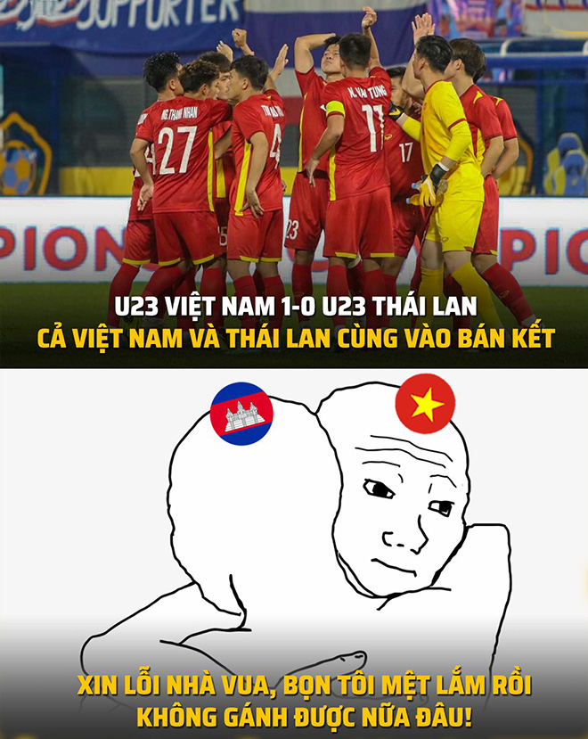 U23 Việt Nam hạ U23 Thái Lan vẫn không cứu nổi "nhà vua Đông Nam Á".