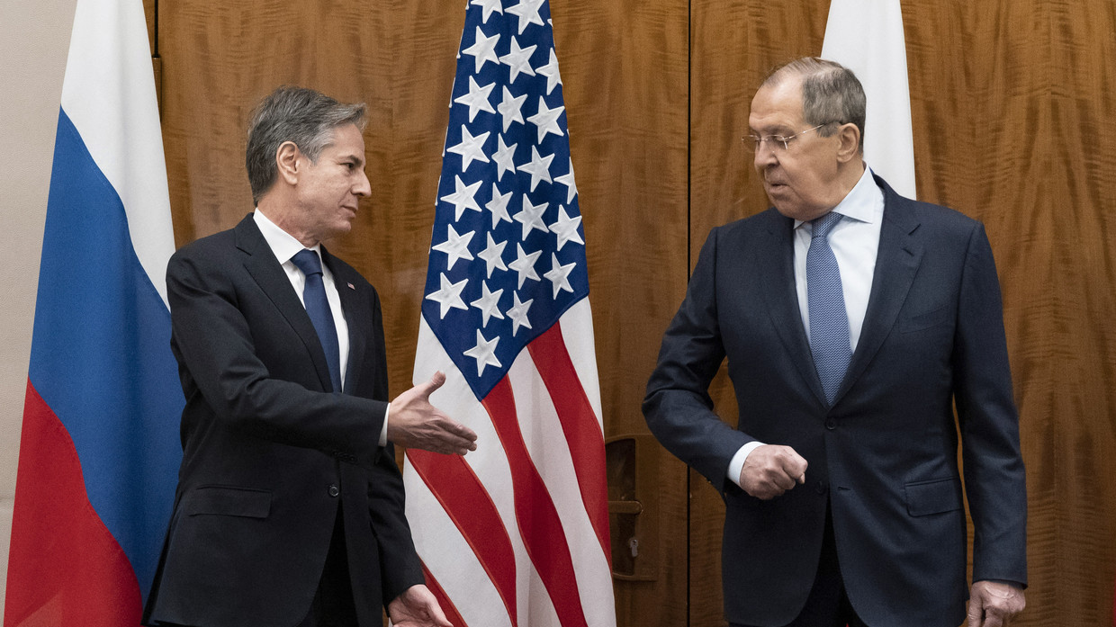 Cuộc gặp gần nhất giữa hai Ngoại trưởng Nga và Mỹ diễn ra vào ngày 21.1.2022.