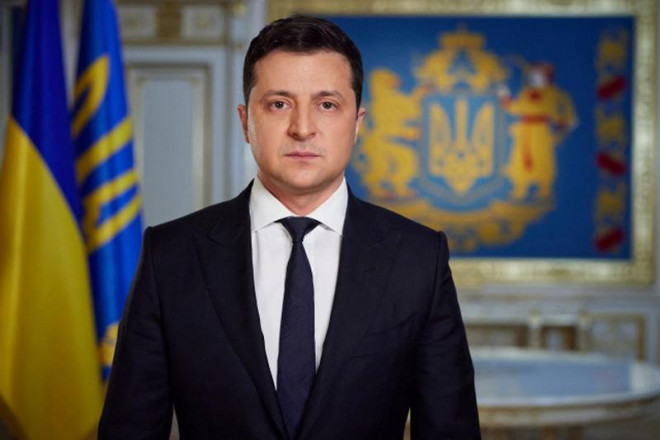 Tổng thống Ukraine Volodymyr Zelensky. Ảnh: RT
