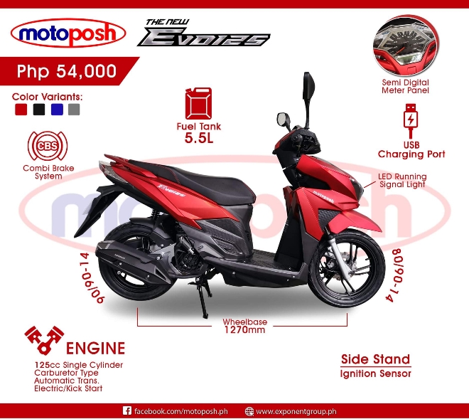 Motoposh EVO 125