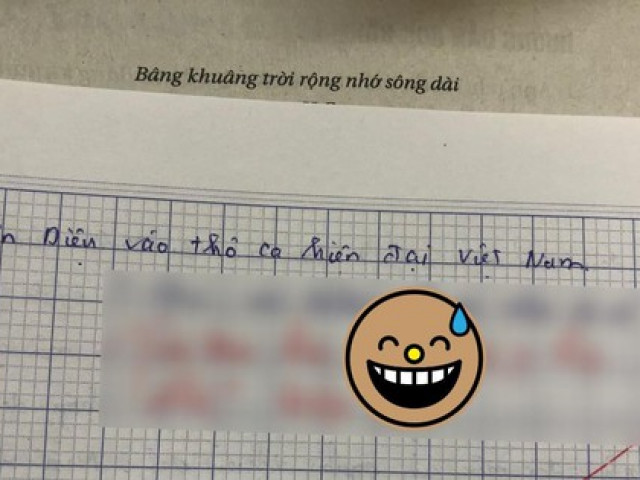 Giáo dục - du học - Học trò không thuộc thơ nên tự "chế" trong bài kiểm tra, cô giáo để lại lời phê cực hài