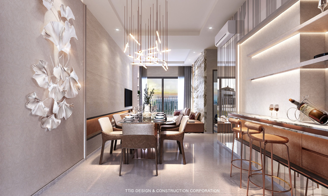 Căn hộ The Rivana thiết kế theo tiêu chuẩn cao cấp nhưng giá chỉ của phân khúc trung cấp