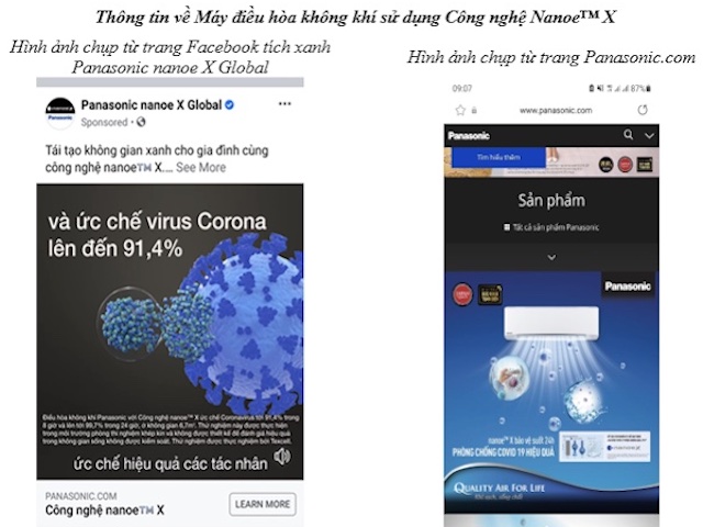 Công nghệ thông tin - Cẩn trọng khi mua thiết bị Panasonic, Philips,... "ức chế được virus gây bệnh COVID-19"
