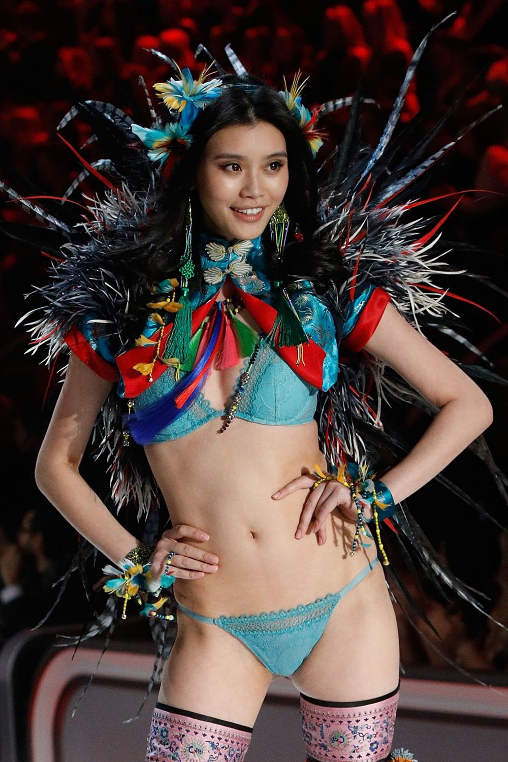 Hề Mộng Giao là người mẫu Trung Quốc nổi tiếng ở nước ngoài.