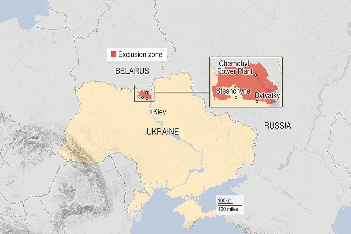 Chernobyl – điểm quan trọng trong tuyến huyết mạch Belarus – Kiev (ảnh: Reuters)