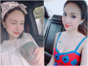 Mỹ nhân "Nhật ký Vàng Anh" khoe cọc tiền 500 ngàn đồng để... trị trầm cảm