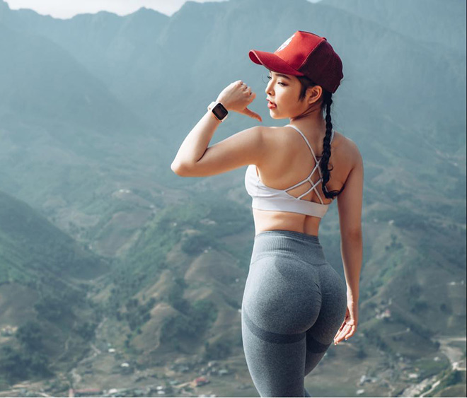 Hot girl phòng Gym Huyền Trang: Từ cô gái béo tròn đến người đẹp nóng bỏng - 9