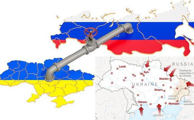 Nga tấn công Ukraine nhưng dòng khí đốt qua Ukraine vẫn không bị gián đoạn