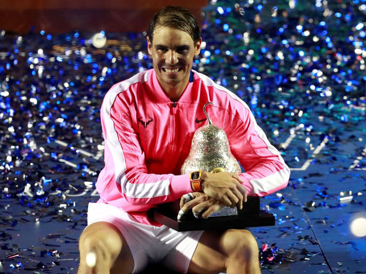 Nadal đã 3 lần vô địch đơn nam giải ATP 500 ở Acapulco (Mexico) trên cả 2 mặt sân đất nện và sân cứng
