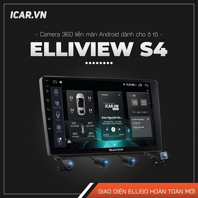 Màn hình DVD android ô tô Elliview S4 đáng mua của năm 2022 - 3