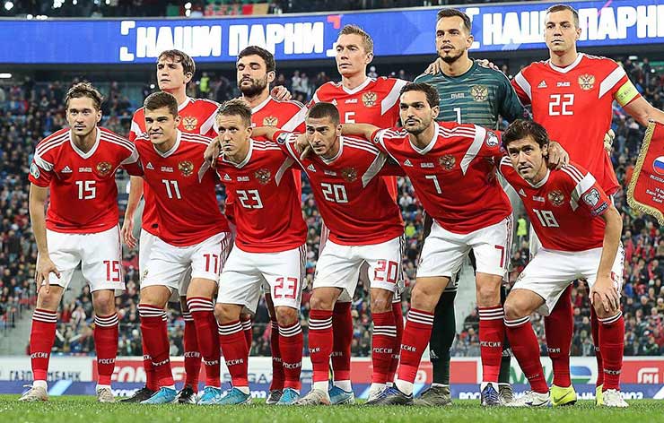 ĐT Nga không còn góp mặt ở vòng loại World Cup 2022