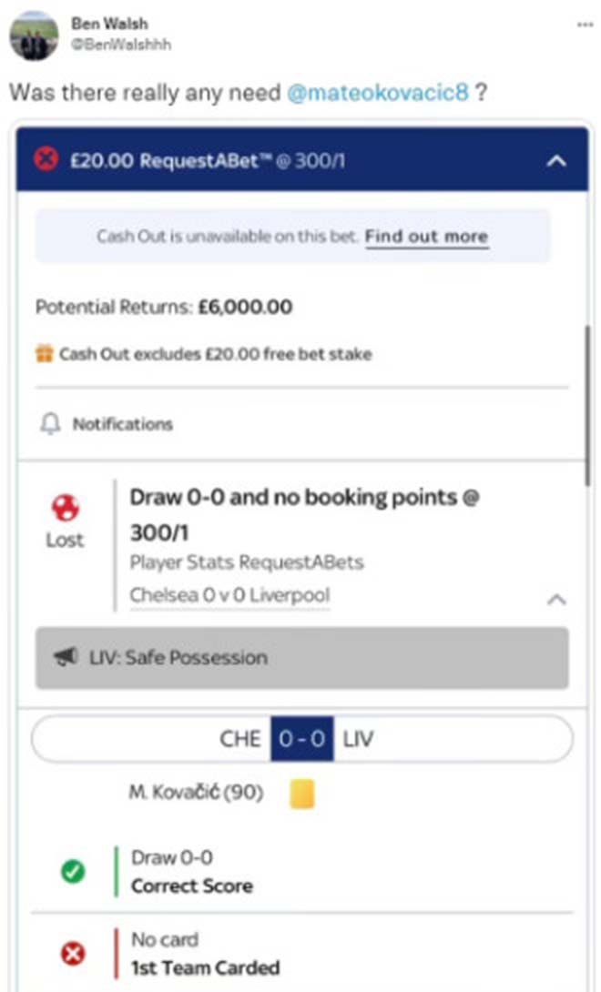 Sự tiếc nuối của Ben Walsh