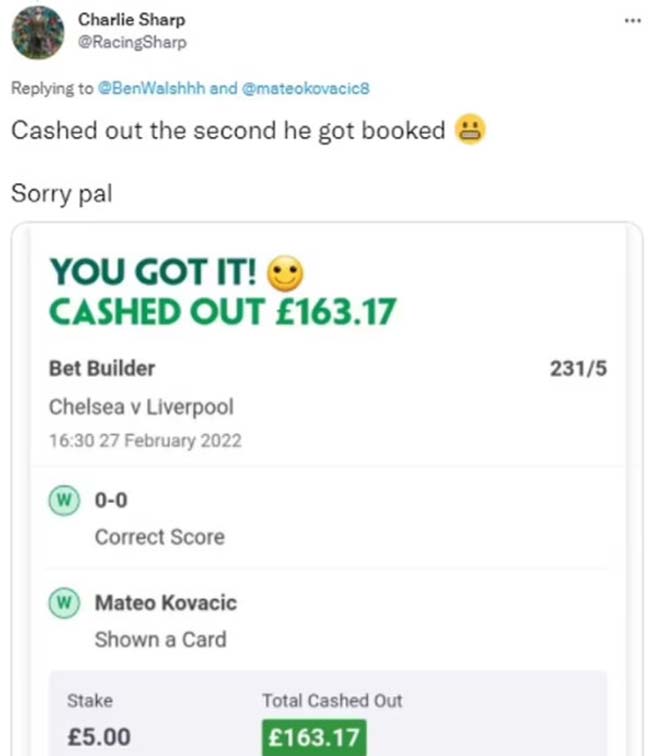 Nhưng CĐV Charlie Sharp lại có niềm vui