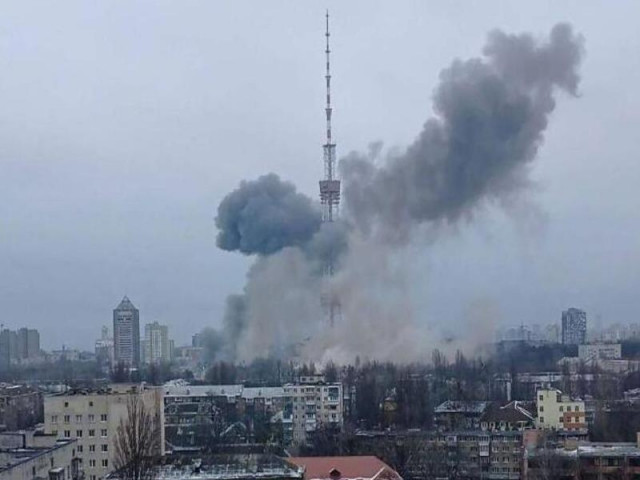 Thế giới - Nga đồng loạt đánh bom các khu vực trong và ngoài thủ đô Kiev