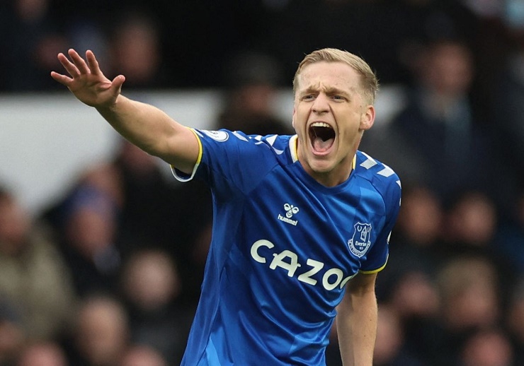 Van De Beek đang chơi tốt trong màu áo Everton