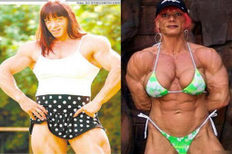 Thể thao - Nữ lực sĩ cơ bắp nhất thế giới, bắp tay to như "người khổng lồ"