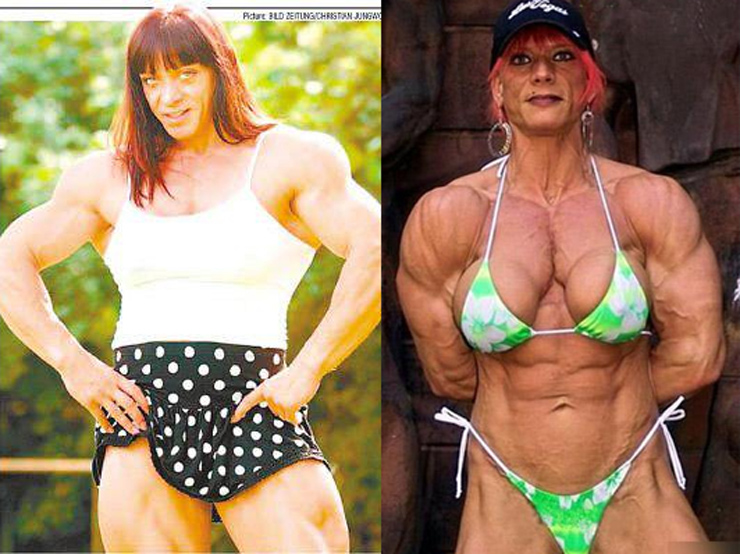 Jana muốn có cơ bắp như Schwarzenegger và cô đã đạt được. Tuy nhiên cô gần như trở thành nam giới