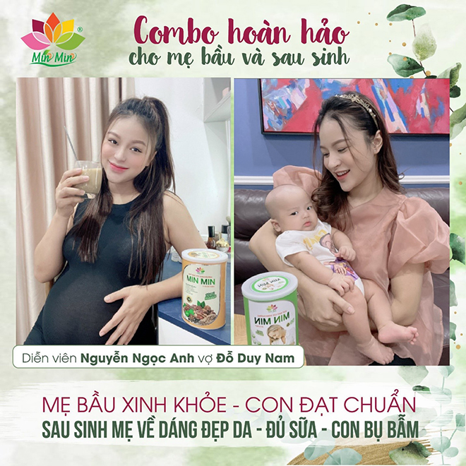 Bột ngũ cốc dinh dưỡng Min Min rất tốt cho bà bầu và phụ nữ sau sinh