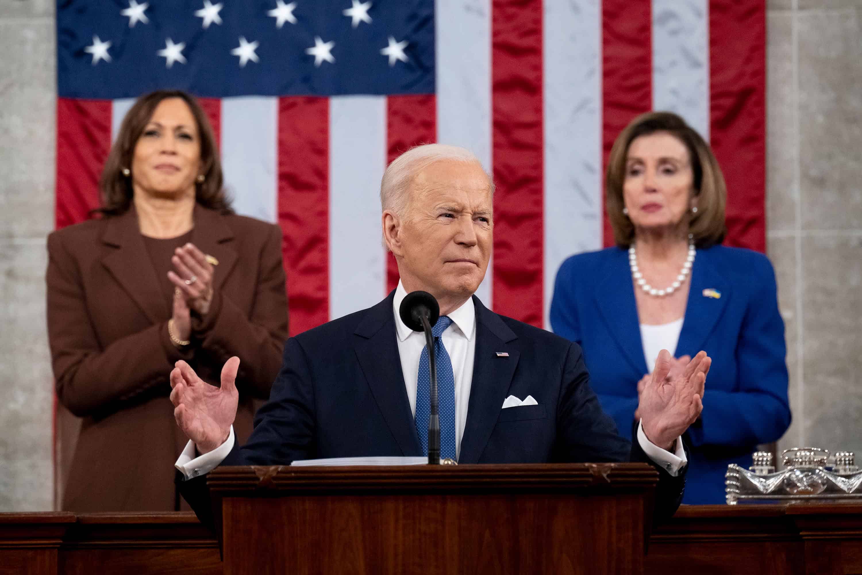 Tổng thống Mỹ Joe Biden có bài phát biểu thông điệp liên bang tại Đồi Capitol hôm 2/3