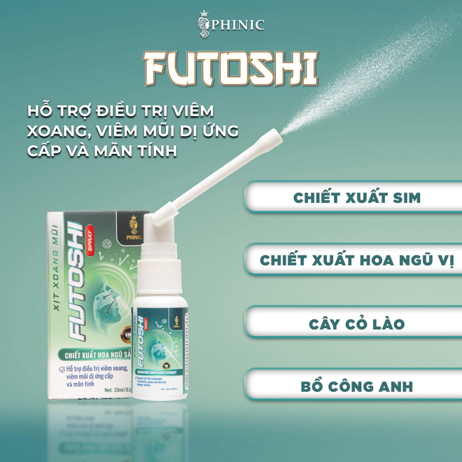 Futoshi - Sản phẩm thế hệ mới xóa bỏ nỗi lo về viêm xoang - 4