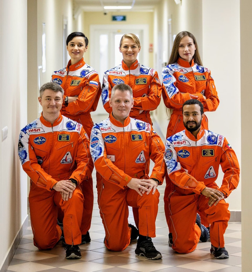 6 tình nguyện viên tham gia dự án SIRIUS 21 của NASA (ảnh: The Sun)