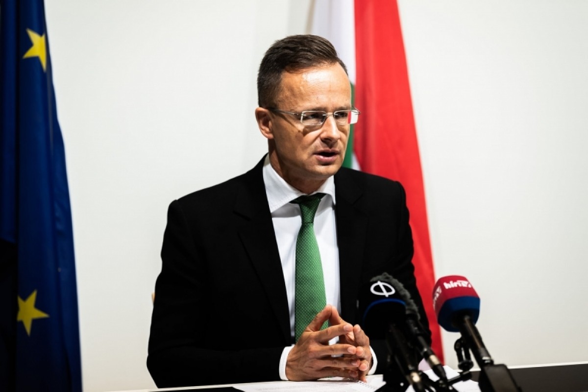 Ngoại trưởng Hungary - ông Peter Szijjarto (ảnh: RT)
