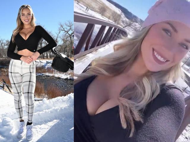 Thể thao - Kiều nữ mặc hớ hênh "vòng 1" chơi golf, nóng bỏng "thời trang phang thời tiết"