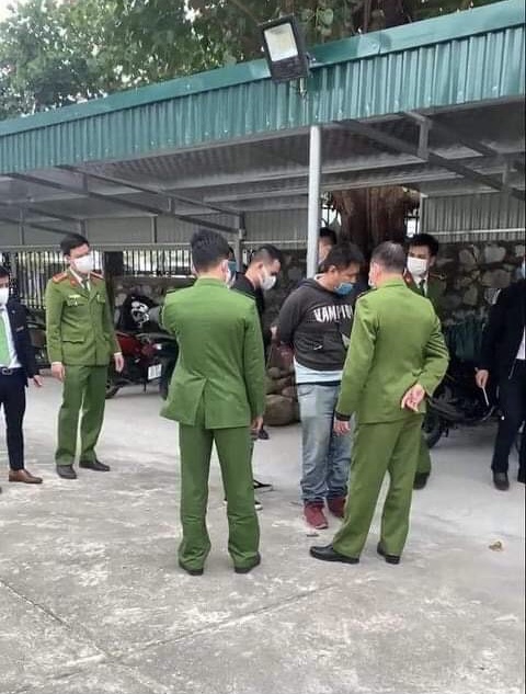 Đối tượng Trần Quang Minh bị bắt giữ
