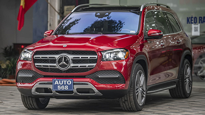 Mercedes-Benz GLS 450 màu đỏ ấn tượng được nhập tư và có giá gần 7 tỷ đồng - 7