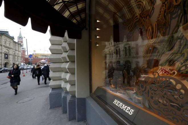 Cửa hàng Hermes ở thủ đô Moscow - Nga. Ảnh: Reuters