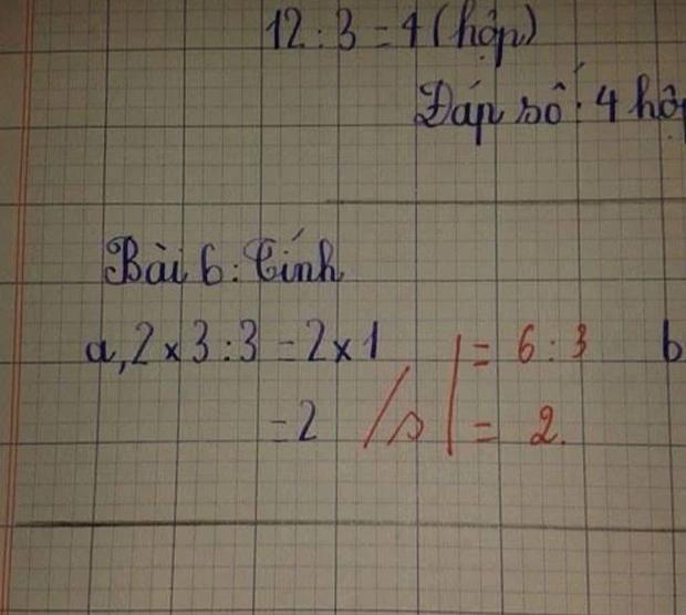 Bài Toán Tiểu học: &#34;2 x 3 : 3 =?&#34;, dân tình chắc nịch bằng 2 nhưng trật lất, cô giáo đưa ra đáp án không thể cãi được - 1