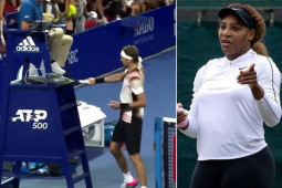 Serena "sởn gai ốc" vì Zverev đập vợt, thừa nhận sẽ bị đi tù nếu làm vậy