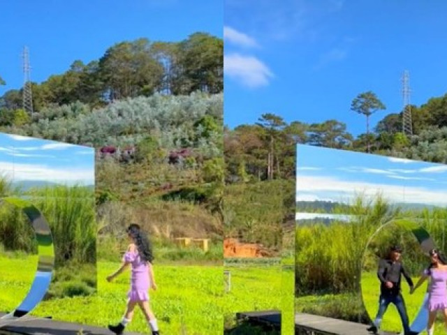 Du lịch - Đà Lạt xuất hiện chiếc gương "phát người yêu", hứa hẹn trở thành điểm "check-in" cực hot!