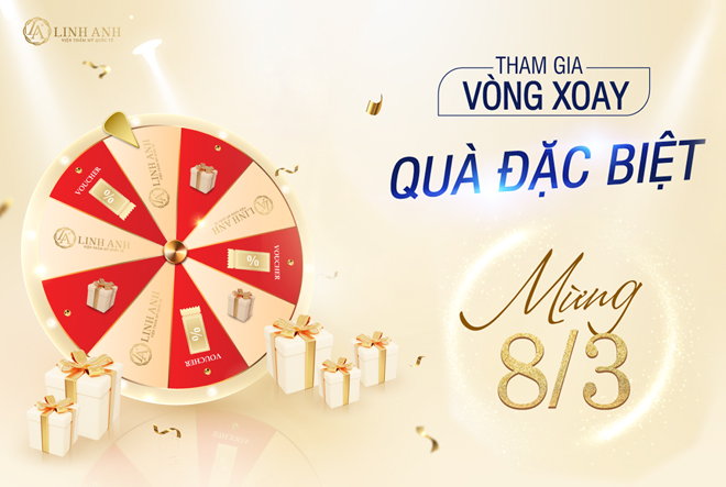 Gói quà tặng siêu khủng dịp 8/3 của Linh Anh sẽ giúp ngày của nàng thêm rạng rỡ và ý nghĩa