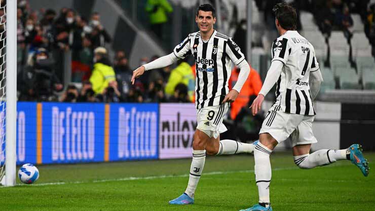 Morata mở tỷ số cho Juventus ở phút 21