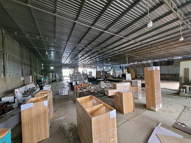 Mộc Nhân có quy mô xưởng sản xuất nội thất lớn