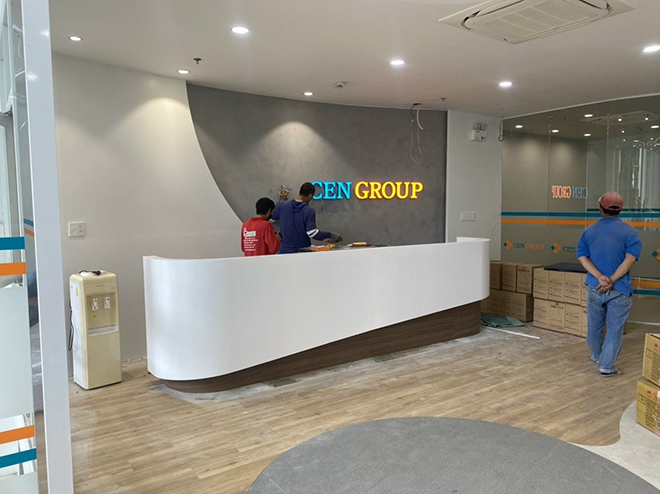 Mộc Nhân thi công nội thất văn phòng