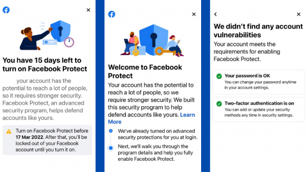 Không kích hoạt Protect, người dùng Facebook “bị dọa” khóa tài khoản - 1