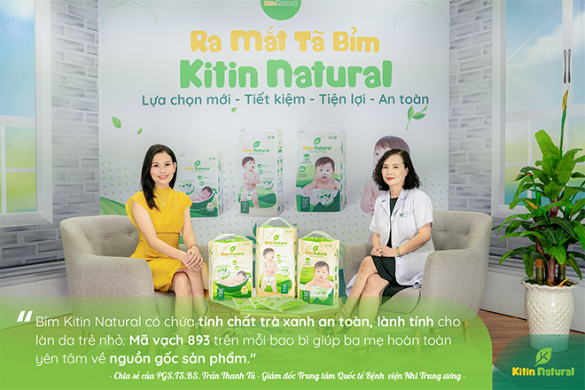 Chia sẻ của PGS.TS.BS Trần Thanh Tú về tã bỉm Kitin Natural