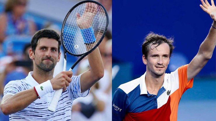 Novak Djokovic vừa bị Daniil Medvedev chiếm ngôi tay vợt nam số 1 thế giới