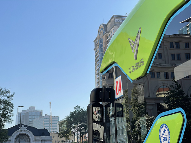 Tuyến xe Buýt điện VinFast đầu tiên tại TP.HCM đi vào hoạt động - 7