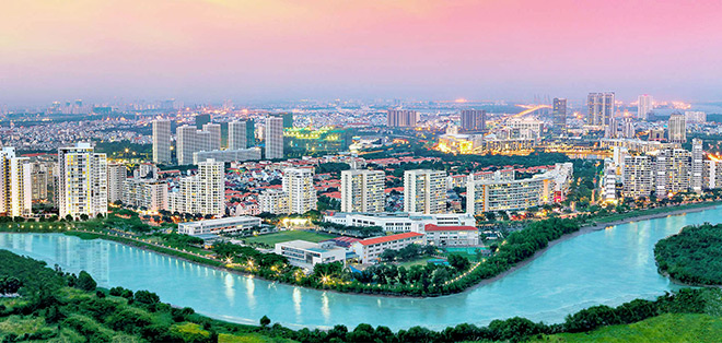 Khu Nam sở hữu môi trường sống hiện đại, thoáng mát và đầy đủ tiện ích nên đang được nhiều khách hàng lựa chọn an cư cũng như đầu tư.