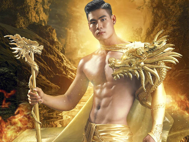 Giải trí - Trang phục “Con Rồng cháu Tiên” của "nam vương chân đất" thi Mister Global 2022