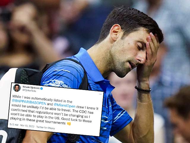 Djokovic thông báo tin vui cho Nadal, Medvedev ở Indian Wells