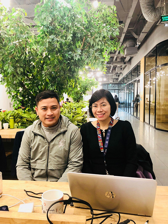 Trưởng phòng kinh doanh Triệu Thị Nhung luôn nỗ lực trong công việc